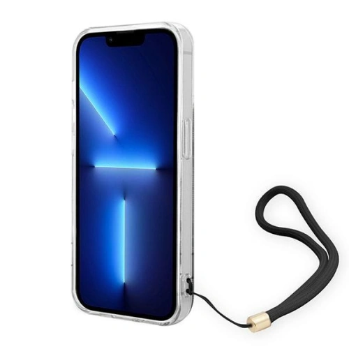 Buy Guess GUOHCP14XH4STK Apple iPhone 14 Pro Max black hardcase 4G Print Strap - GUE2178 - {ean13} - Home Screen Store Europe
