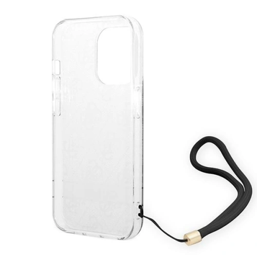 Buy Guess GUOHCP14XH4STK Apple iPhone 14 Pro Max black hardcase 4G Print Strap - GUE2178 - {ean13} - Home Screen Store Europe