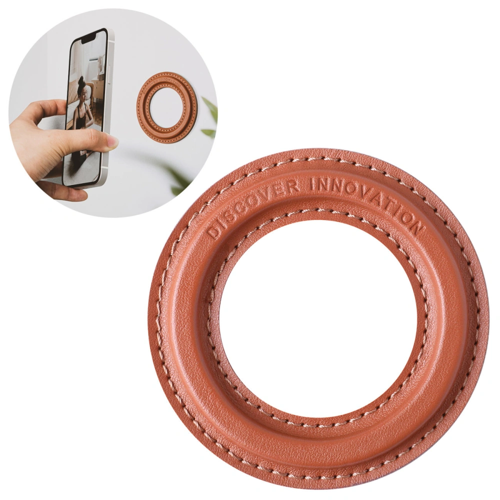 Naklejka Nillkin SnapHold Vegan Leather MagSafe brązowy