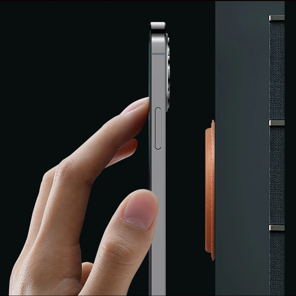 Naklejka Nillkin SnapHold Vegan Leather MagSafe zielony