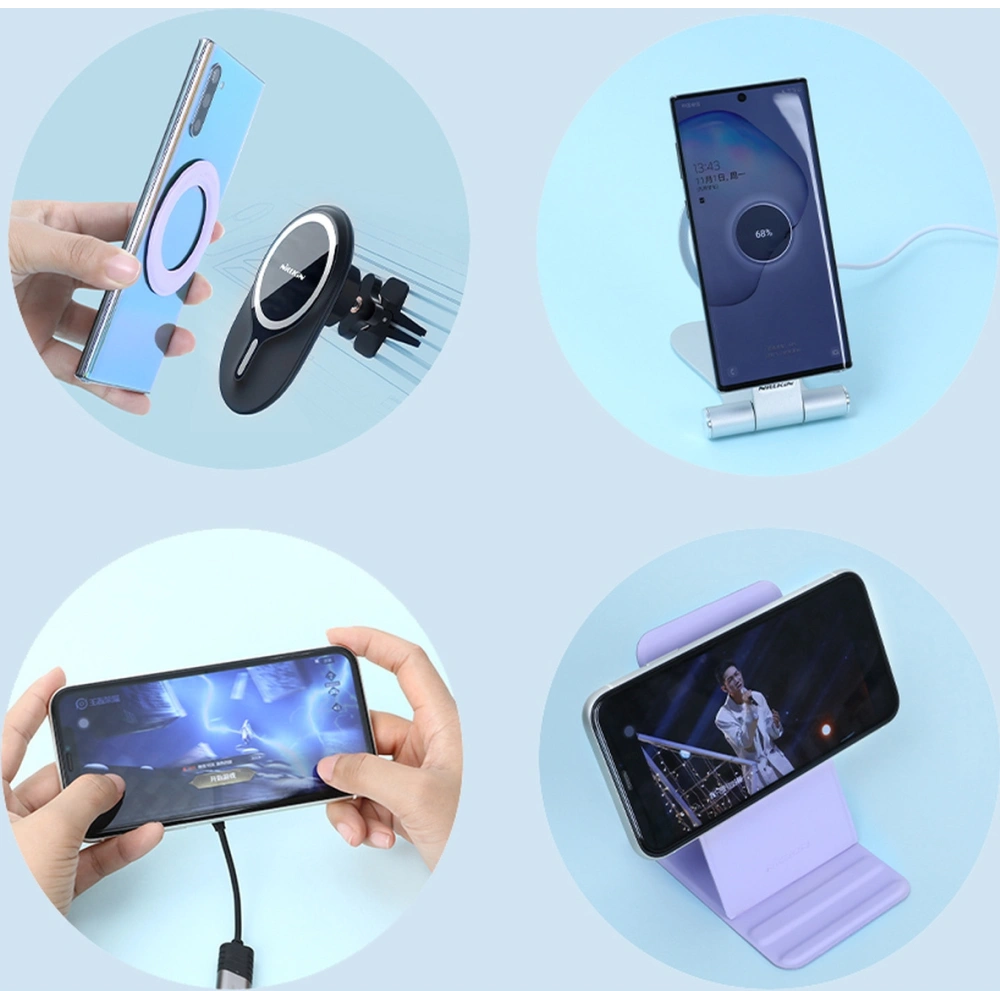 Adapter Nillkin SnapLink MagSafe fioletowy [2 PACK]