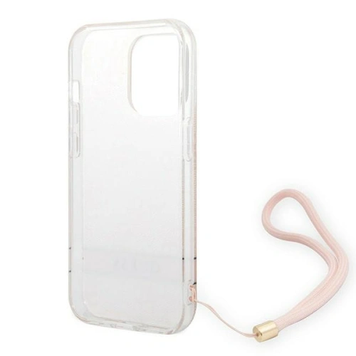 Kup Etui Guess GUOHCP14XH4STP Apple iPhone 14 Pro Max różowy/pink hardcase 4G Print Strap - GUE2179 - {ean13} - Sklep Home Screen