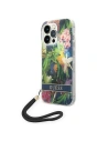 Etui Guess GUOHCP14XHFLSB Apple iPhone 14 Pro Max kék/blue hardcase Flower Strap