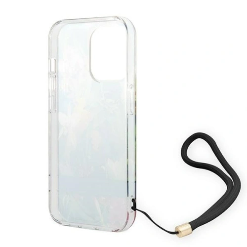 Kup Etui Guess GUOHCP14XHFLSB Apple iPhone 14 Pro Max niebieski/blue hardcase Flower Strap - GUE2181 - {ean13} - Sklep Home Screen