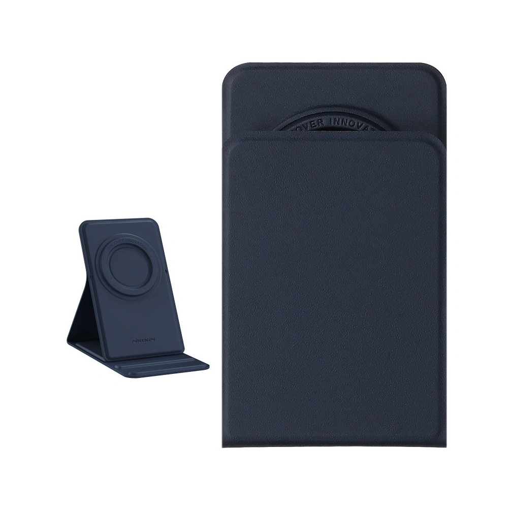 Magnetyczna podstawka Nillkin Magnetic Stand Snapbase Leather MagSafe niebieski
