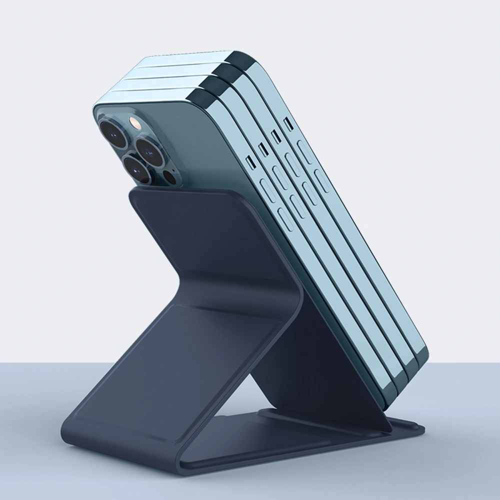 Magnetyczna podstawka Nillkin Magnetic Stand Snapbase Leather MagSafe niebieski