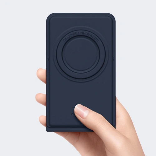 Buy Nillkin Magnetic Stand Snapbase Leather MagSafe blue - NLK657 - {ean13} - Home Screen Store Europe