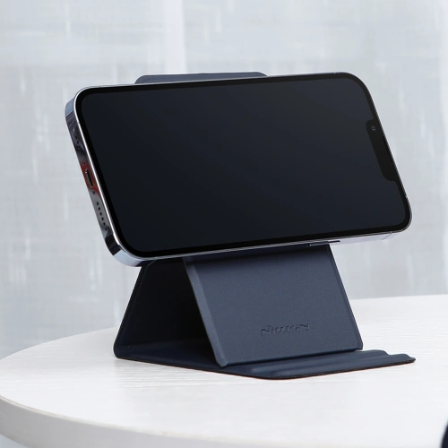 Kup Magnetyczna podstawka Nillkin Magnetic Stand Snapbase Leather MagSafe niebieski - NLK657 - {ean13} - Sklep Home Screen