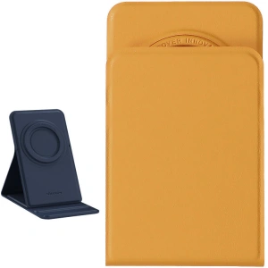 Nillkin Magnetic Stand Snapbase Leather MagSafe orange