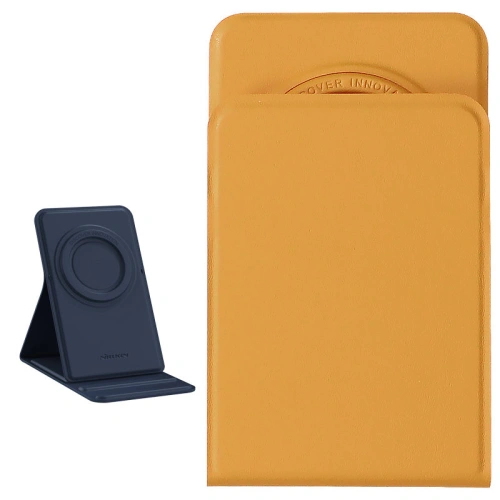 Kup Magnetischer Stand Nillkin Magnetic Stand Snapbase Leather MagSafe orange - NLK658 - {ean13} - Sklep Home Screen