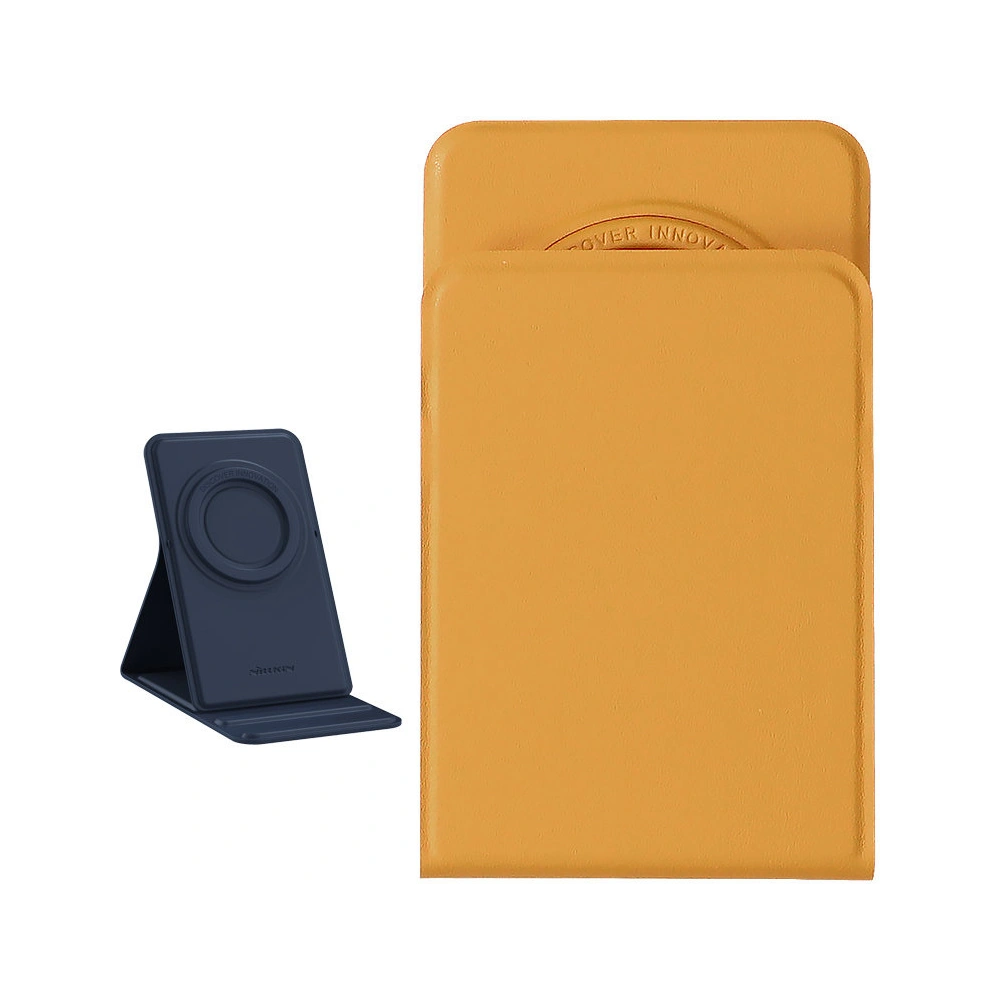 Magnetyczna podstawka Nillkin Magnetic Stand Snapbase Leather MagSafe pomarańczowy
