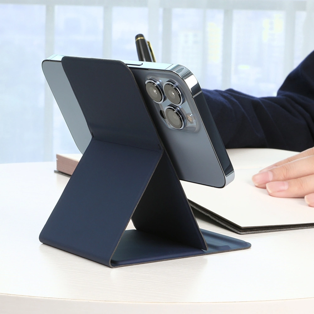 Magnetyczna podstawka Nillkin Magnetic Stand Snapbase Leather MagSafe pomarańczowy