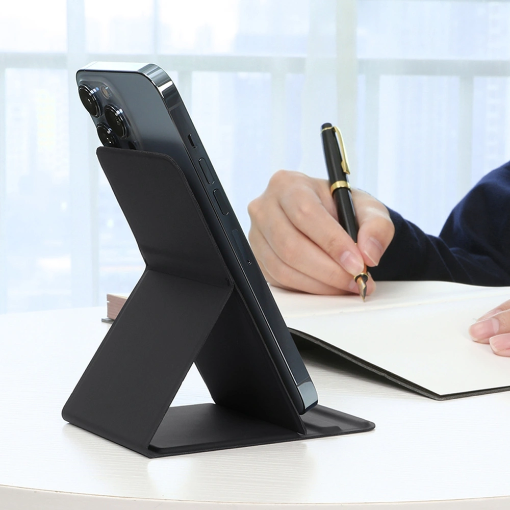 Magnetyczna podstawka Nillkin Magnetic Stand Snapbase Leather MagSafe pomarańczowy