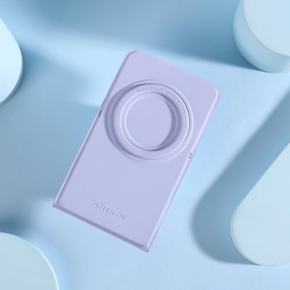 Magnetyczna podstawka Nillkin Magnetic Stand Snapbase Leather MagSafe pomarańczowy