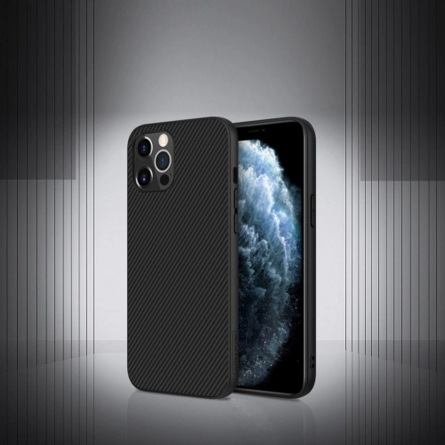 Kup Case Nillkin Synthetische Faser Apple iPhone 12 Pro Max schwarz - NLK662 - {ean13} - Sklep Home Screen