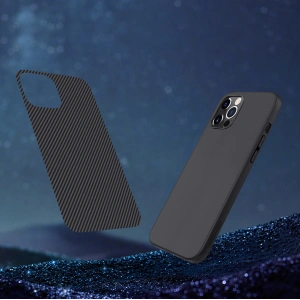 Kup Etui Nillkin Synthetic Fiber Apple iPhone 12 Pro Max czarny - NLK662 - {ean13} - Sklep Home Screen