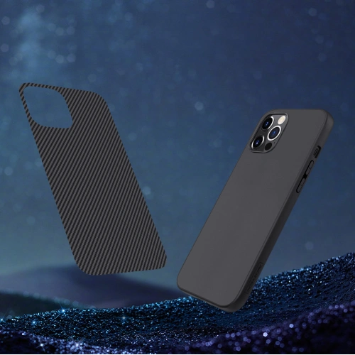 Kup Case Nillkin Synthetische Faser Apple iPhone 12 Pro Max schwarz - NLK662 - {ean13} - Sklep Home Screen