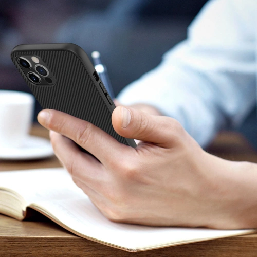 Kup Etui Nillkin din fibră sintetică pentru Apple iPhone 12 Pro Max negru - NLK662 - {ean13} - Sklep Home Screen