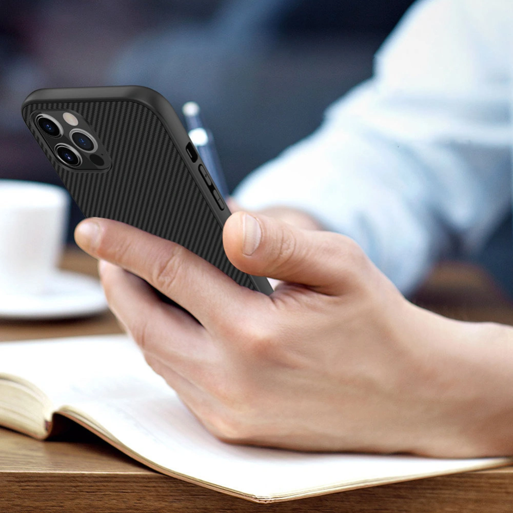 Etui Nillkin Synthetic Fiber Apple iPhone 12 Pro Max czarny