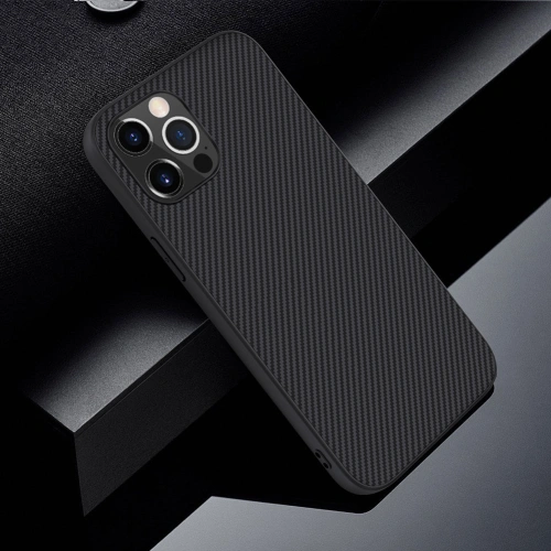 Kup Case Nillkin Synthetische Faser Apple iPhone 12 Pro Max schwarz - NLK662 - {ean13} - Sklep Home Screen