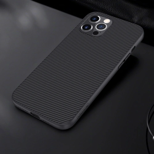 Kup Case Nillkin Synthetische Faser Apple iPhone 12 Pro Max schwarz - NLK662 - {ean13} - Sklep Home Screen