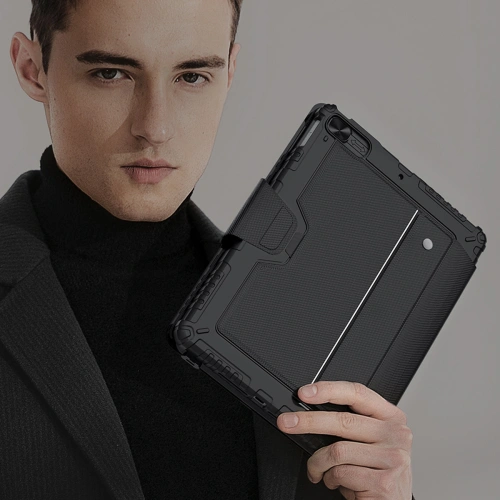 Kup Etui Nillkin Armor Keyboard Bluetooth Apple iPad 10.2 2019/2020/2021 (7., 8. și 9. generație) negru - NLK666 - {ean13} - Sklep Home Screen