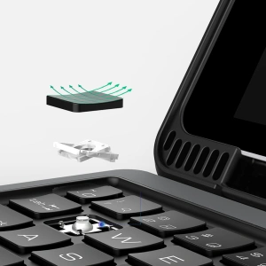 Etui Nillkin Armor Keyboard Bluetooth Apple iPad 10.2 2019/2020/2021 (7., 8. és 9. generáció) fekete