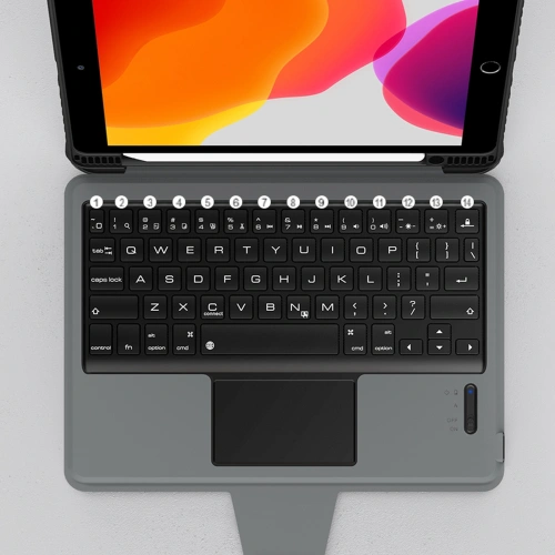 Buy Nillkin Armor Keyboard Bluetooth Apple iPad 10.2 2019/2020/2021 (7., 8. i 9. gen) black - NLK666 - {ean13} - Home Screen Store Europe