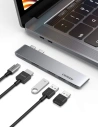 Kup Hub UGREEN 2xUSB-C - USB-C PD (Thunderbolt 3, 100W, 4K@60 Hz, 10 Gbps)/HDMI 4K@30 Hz/3xUSB 3.0 für Apple MacBook Pro/Air grau - UGR1406 - {ean13} - Sklep Home Screen