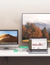 Kup Hub UGREEN 2xUSB-C - USB-C PD (Thunderbolt 3, 100W, 4K@60 Hz, 10 Gbps)/HDMI 4K@30 Hz/3xUSB 3.0 für Apple MacBook Pro/Air grau - UGR1406 - {ean13} - Sklep Home Screen