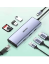 Kup Hub UGREEN CM490 9w1 USB-C - 2xUSB 3.2 Gen 1/USB 2.0/2xHDMI 4K 60Hz/SD-, TF-Kartenleser/USB-C PD 100W/Ethernet RJ45 grau - UGR1409 - {ean13} - Sklep Home Screen