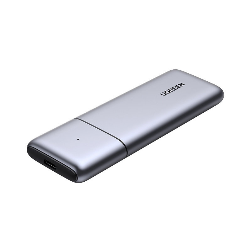 Kup Obudowa SSD M.2 UGREEN CM389 NVMe/SATA USB 3.2 Gen 2 (10Gbps) szary + kabel USB/USB-C 0,5m + kabel USB-C - USB- C 0,5m - 6957303888634 - UGR1410 - Homescreen.pl