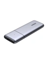 UGREEN CM389 SSD-Gehäuse M.2 NVMe/SATA USB 3.2 Gen 2 (10 Gbps) grau + USB/USB-C Kabel 0,5 m + USB-C - USB-C Kabel 0,5 m