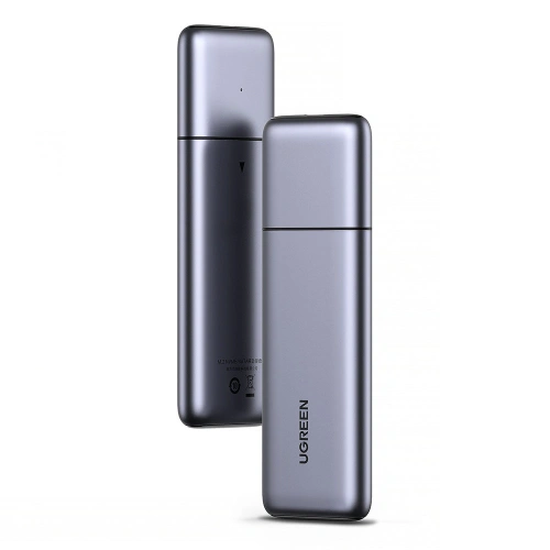 Kup UGREEN CM389 SSD-Gehäuse M.2 NVMe/SATA USB 3.2 Gen 2 (10 Gbps) grau + USB/USB-C Kabel 0,5 m + USB-C - USB-C Kabel 0,5 m - UGR1410 - {ean13} - Sklep Home Screen