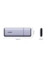 Kup UGREEN CM389 SSD-Gehäuse M.2 NVMe/SATA USB 3.2 Gen 2 (10 Gbps) grau + USB/USB-C Kabel 0,5 m + USB-C - USB-C Kabel 0,5 m - UGR1410 - {ean13} - Sklep Home Screen