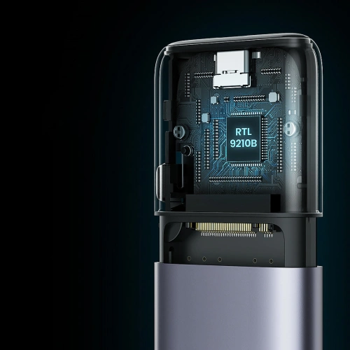 Kup Carcasa SSD M.2 UGREEN CM389 NVMe/SATA USB 3.2 Gen 2 (10Gbps) gri + cablu USB/USB-C 0,5m + cablu USB-C - USB-C 0,5m - UGR1410 - {ean13} - Sklep Home Screen