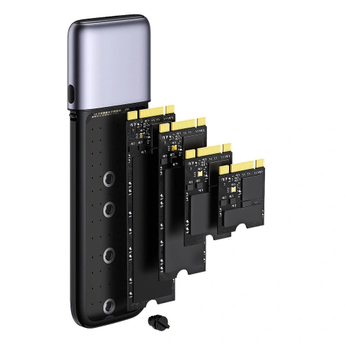 Buy UGREEN CM389 M.2 NVMe/SATA SSD SSD USB 3.2 Gen 2 (10Gbps) gray + USB/USB-C 0.5m + USB-C/USB-C 0.5m cable - UGR1410 - {ean13} - Home Screen Store Europe