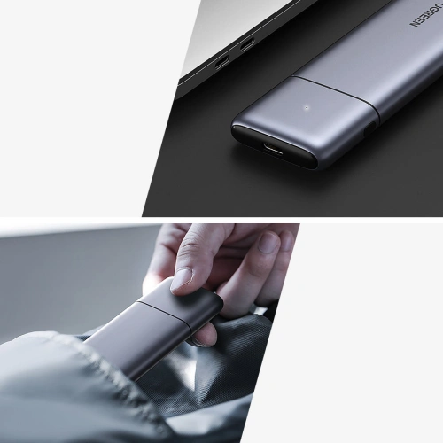 Kup UGREEN CM389 SSD-Gehäuse M.2 NVMe/SATA USB 3.2 Gen 2 (10 Gbps) grau + USB/USB-C Kabel 0,5 m + USB-C - USB-C Kabel 0,5 m - UGR1410 - {ean13} - Sklep Home Screen