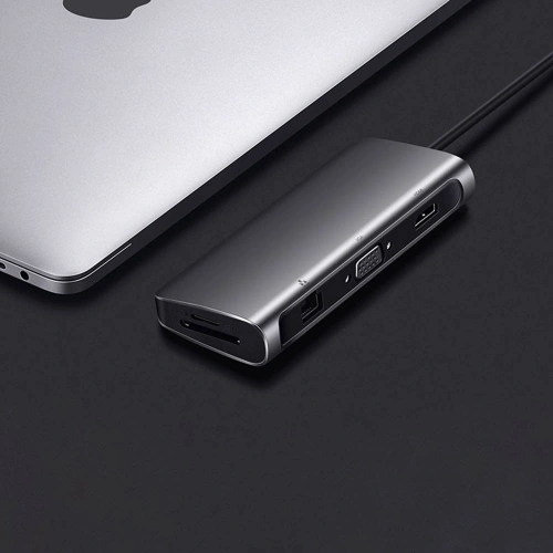 Kup Hub UGREEN CM179 9w1 USB-C - 3x USB 3.2 Gen/HDMI (4K@60Hz)/VGA (Full HD@60Hz)/Ethernet/čtečka karet TF, SD/USB-C PD 100W šedý - UGR1411 - {ean13} - Sklep Home Screen