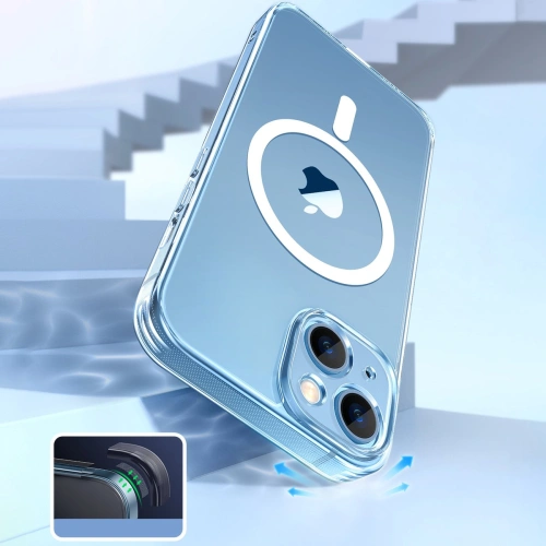 Kup Husa UGREEN LP642 Classy Clear Magnetic Protective MagSafe pentru Apple iPhone 14 Plus / 15 Plus transparentă - UGR1415 - {ean13} - Sklep Home Screen