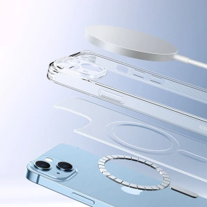 Etui UGREEN LP642 Classy Clear Magnetic Protective MagSafe Apple iPhone 14 Plus / 15 Plus przezroczysty
