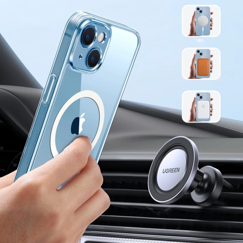 Kup Husa UGREEN LP642 Classy Clear Magnetic Protective MagSafe pentru Apple iPhone 14 Plus / 15 Plus transparentă - UGR1415 - {ean13} - Sklep Home Screen