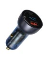 Kup Încărcător auto Baseus USB/USB-C 65W 5A SCP QC 4.0+ PD 3.0 ecran LCD + cablu USB-C/USB-C gri - BSU3585 - {ean13} - Sklep Home Screen