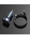 Kup Auto-Ladegerät Baseus USB/USB-C 65W 5A SCP QC 4.0+ PD 3.0 LCD-Display + USB-C/USB-C-Kabel grau - BSU3585 - {ean13} - Sklep Home Screen