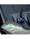 Kup Auto-Ladegerät Baseus USB/USB-C 65W 5A SCP QC 4.0+ PD 3.0 LCD-Display + USB-C/USB-C-Kabel grau - BSU3585 - {ean13} - Sklep Home Screen