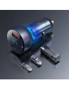 Kup Auto-Ladegerät Baseus USB/USB-C 65W 5A SCP QC 4.0+ PD 3.0 LCD-Display + USB-C/USB-C-Kabel grau - BSU3585 - {ean13} - Sklep Home Screen