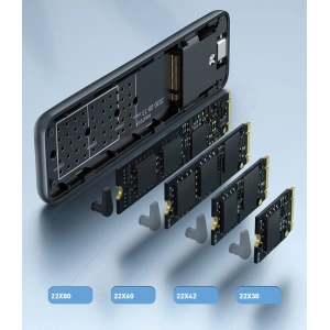 Kup Obudowa SSD M.2 SATA Baseus USB 3.2 Gen 2 M/M+B key + kabel USB-C szary - BSU3586 - {ean13} - Sklep Home Screen