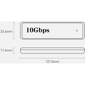 Kup Obudowa SSD M.2 SATA Baseus USB 3.2 Gen 2 M/M+B key + kabel USB-C szary - BSU3586 - {ean13} - Sklep Home Screen