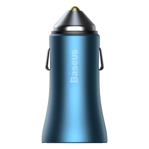 Buy Baseus Golden Contactor Pro Car Charger USB-C/USB 40W PD 3.0 QC 4.0+ SCP FCP AFC + USB-C/Lightning cable blue - BSU3587 - {ean13} - Home Screen Store Europe