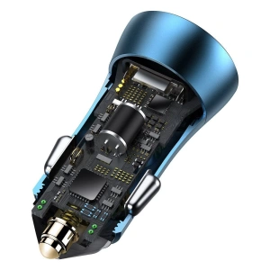 Kup Ładowarka samochodowa Baseus Golden Contactor Pro USB-C/USB 40W PD 3.0 QC 4.0+ SCP FCP AFC + kabel USB-C/Lightning niebieski - BSU3587 - {ean13} - Sklep Home Screen